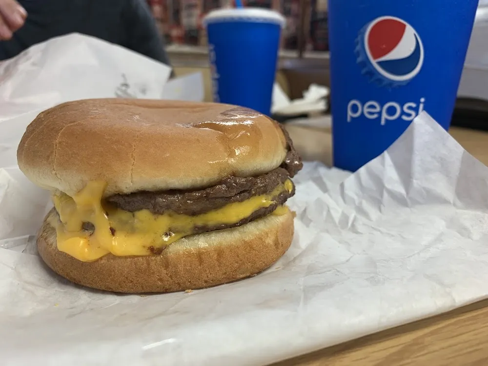 Double Cheeseburger with Fries & 16 Oz Drink